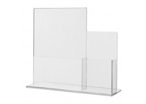 Counter Sign Holder with Pocket