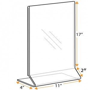 Acrylic Large Poster Holder 