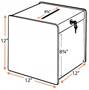 Deluxe (Black) Ballot Box 