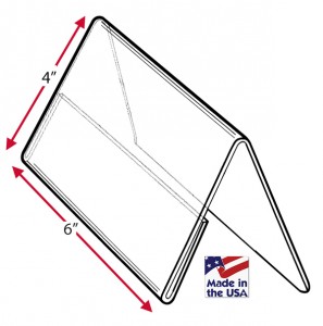Affordable Acrylic Table Tent