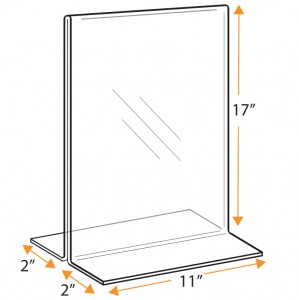 Acrylic Large Sign Holder