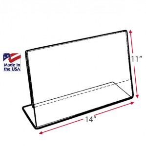 L-Shaped Sign Holder / Frame
