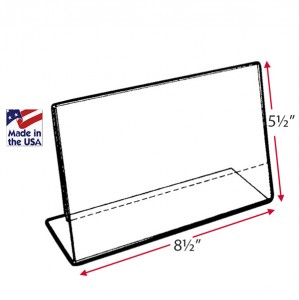 Acrylic Slant Back Ad Frame
