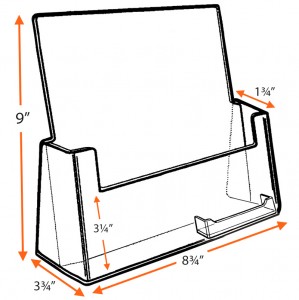 Letter Size Holder with Business Card Pocket