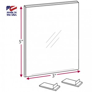 Clear Wall Mount Sign Holder 