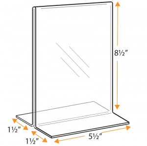 Clear Acrylic Sign Holder