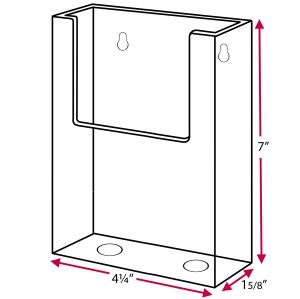 Wall Mount Literature Holder 