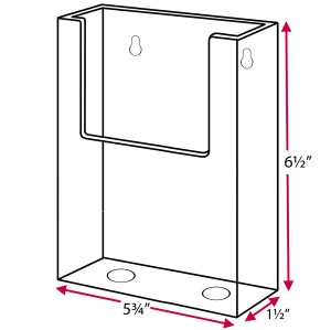 Pamphlet Wall Mount Display