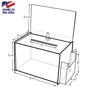 Upscale Ballot Box with Lock