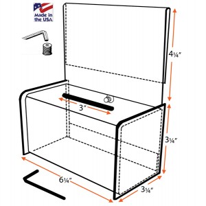 Small Coin Box With Riser 