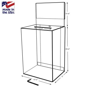 Medium (Clear) Ballot Box 