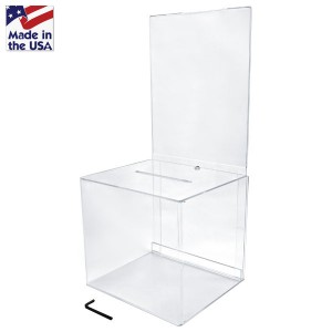 Large Ballot Box with Riser 
