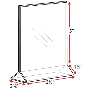 Top Loading Sign Holder