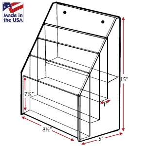 4 Pocket Literature Holder 