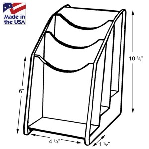 3 Pocket Literature Holders 