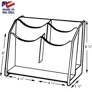 4 Pocket Literature Holders 