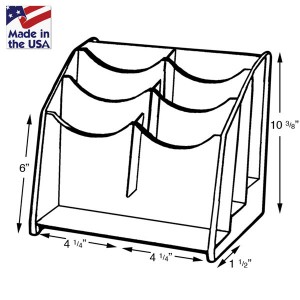 6 Pocket Literature Holders 