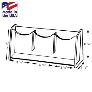 3 Pocket Literature Holder 
