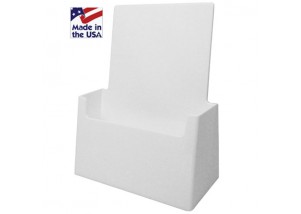 White Pamphlet Holder