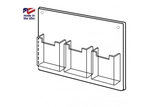 3 Pocket Wall Mount Holder 