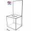 WHITE Ballot Box with Riser 