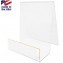 Clear Large Acrylic J-Stands with Lip 