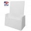 White Pamphlet Holder