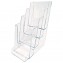 4 Tiered Brochure Holders with Biz Card Pocket 