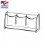 3 Pocket Literature Holder 