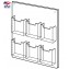 6 Pocket Wall Mount Holder