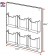 6 Pocket Wall Mount Holder 