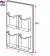 4 Pocket Wall Mount Holder 