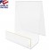 Clear Large Acrylic J-Stands with Lip 