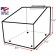 Slatwall Acrylic Bulk Bins 