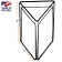 Three Panel Table Tent Display