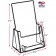 Trifold Holders with Biz Pocket