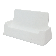 WHITE Horizontal Business Card Holder 