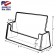 BLACK Horizontal Business Card Holder 