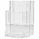 2 Tiered Brochure Holder with Biz Card Pocket 