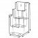 3 Tiered Brochure Holder 