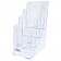 Clear 4 Tiered Brochure Holders