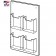 4 Pocket Wall Mount Holder 